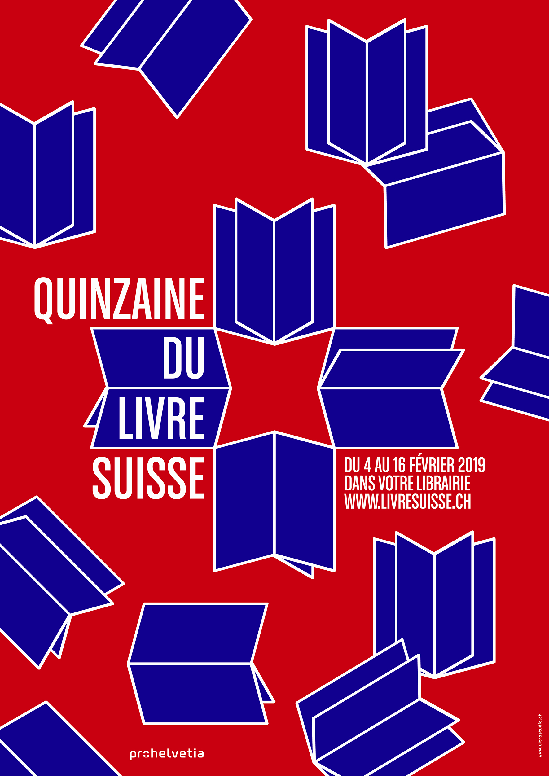 QUINZAINE DU LIVRE SUISSE affiche a