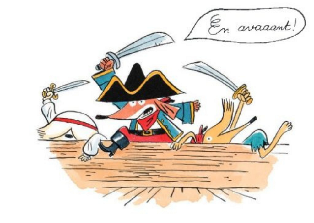 chiens pirates en avant